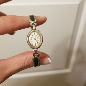 Benrus vintage watch black silver